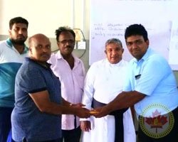 சென் யோசவ் மகா வித்தியாலயத்திற்கு அன்பளிப்பு!